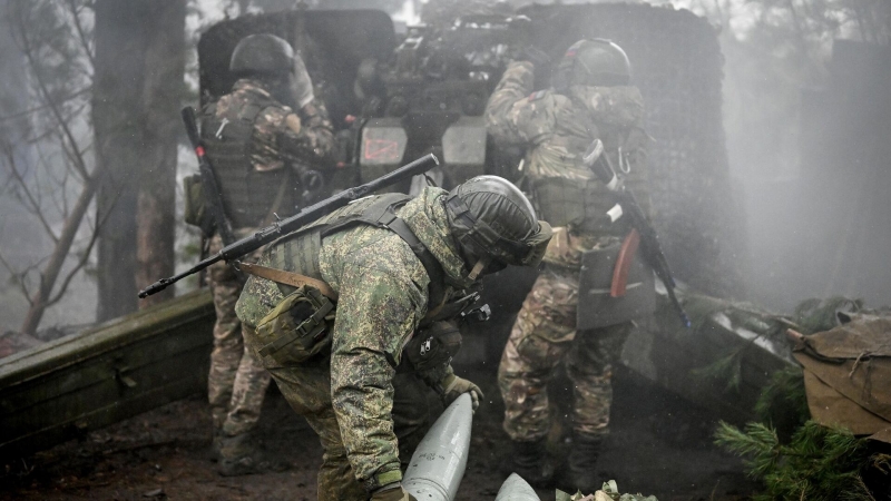 Расчет гаубицы уничтожил скопление боевиков ВСУ в Херсонской области