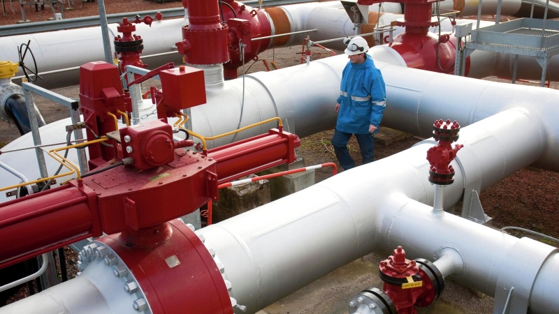 "Газпром" рассказал о сокращении запасов газа в ПХГ Франции