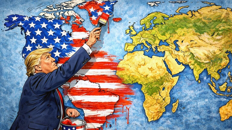 На одном полушарии Трамп далеко не уедет
