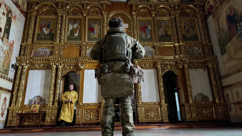 Священник рассказал о богослужениях в Красноармейске во время боев