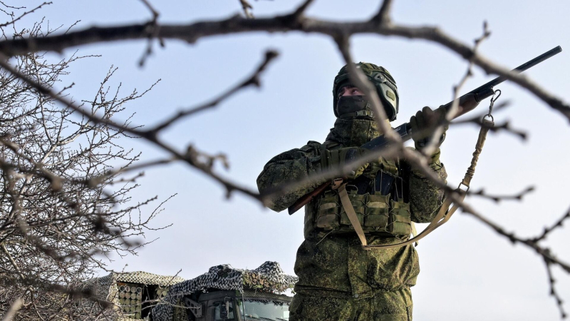 Боец ВС России уничтожил пулеметный расчет противника