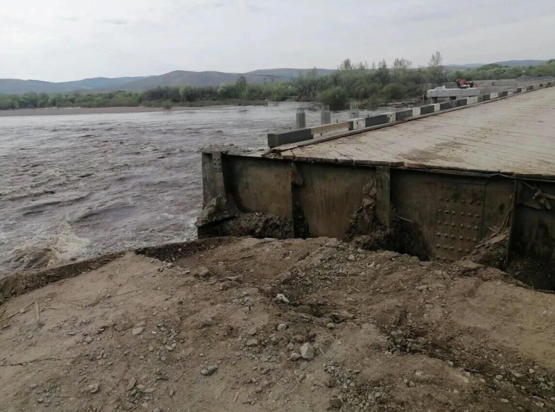 В Бурятии подтопило несколько участков дорог