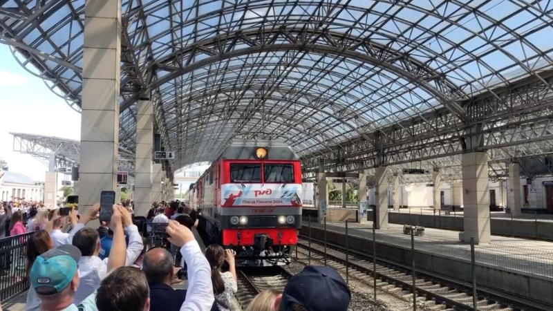 "Поезд памяти" отправился из Москвы в Брест
