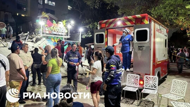 В центре Каракаса после землетрясения пропал свет