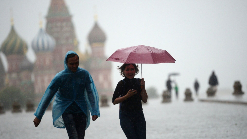В Москве в четверг ожидаются дожди