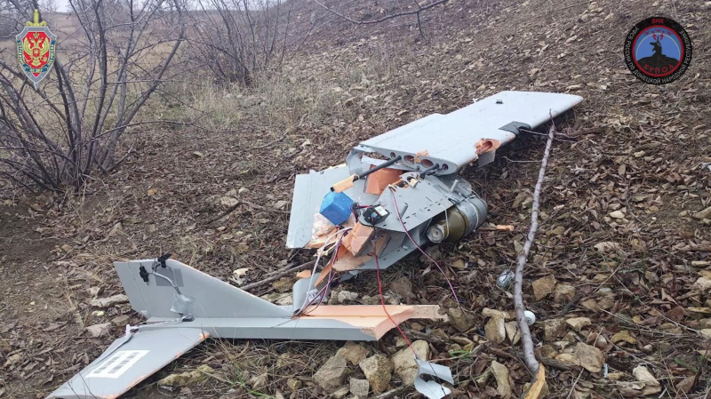 На Кубани в станице Северской упали фрагменты беспилотников