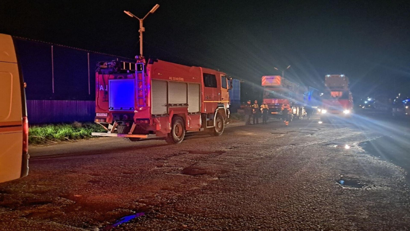 Площадь пожара на складе в Петербурге выросла до 82 тысяч «квадратов»