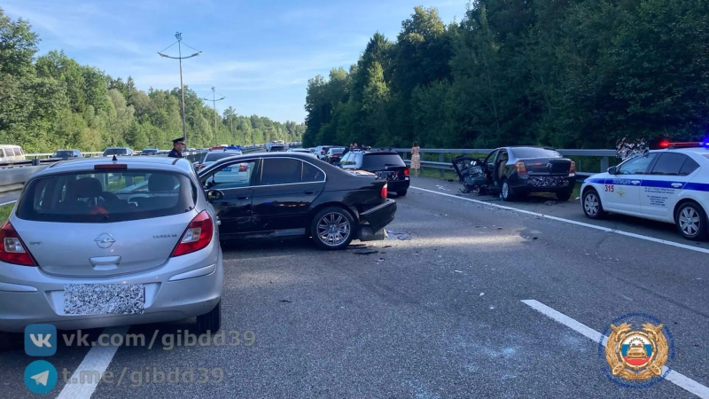 В ДТП под Калининградом пострадали пять человек