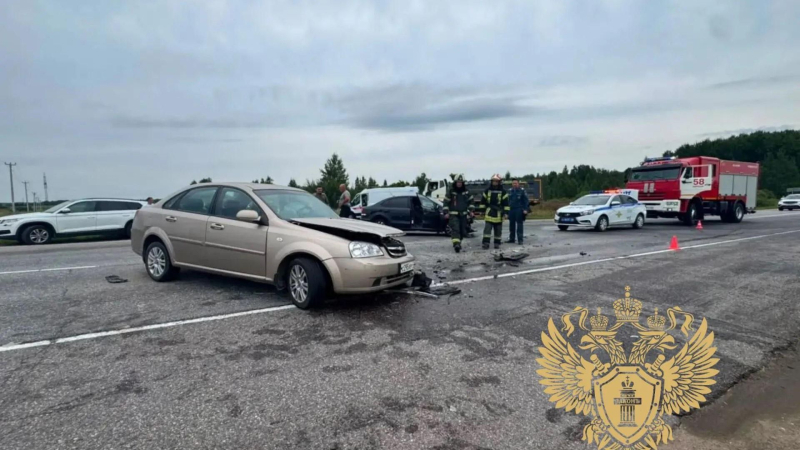 В ДТП в Ленинградской области пострадали двое детей и взрослый