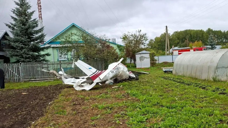 СК назвал возможную причину крушения легкого самолета в Татарстане