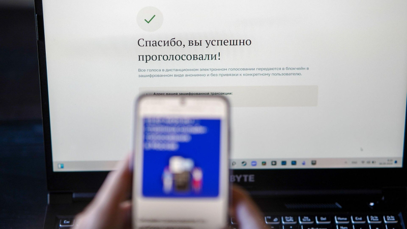 В Москве около 462 тысяч избирателей проголосовали онлайн за первый час